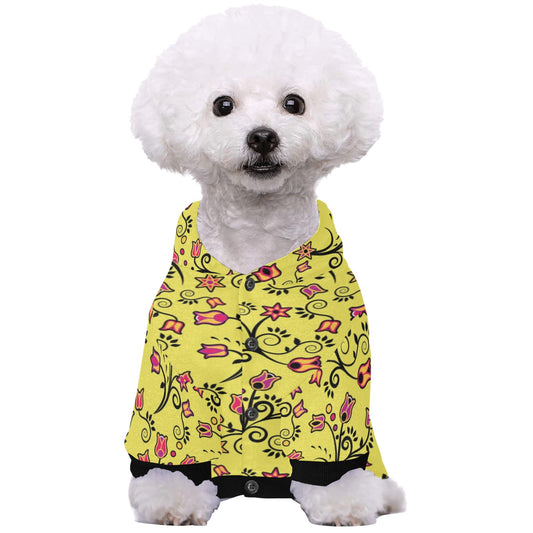 Star Floral Pet Hoodie