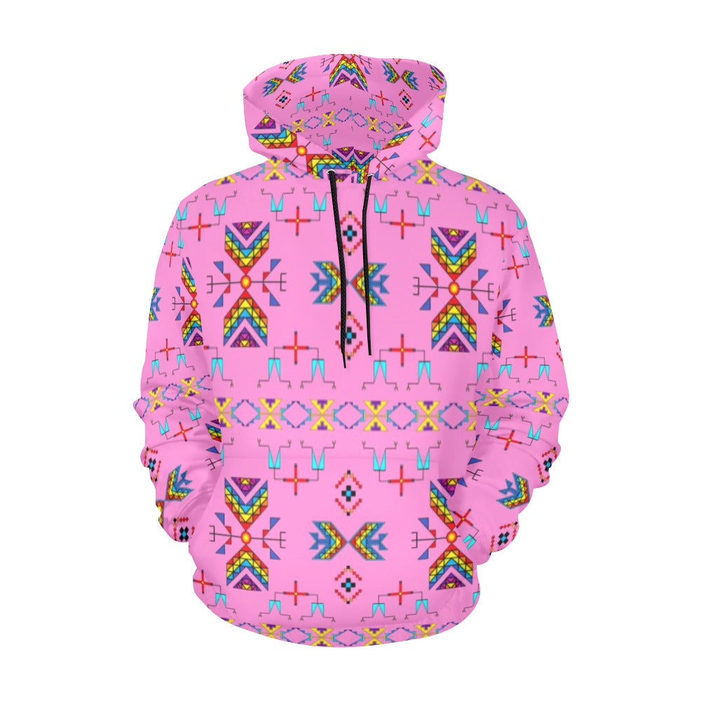Rainy Chief Rainbow Blush Hoodie for Men