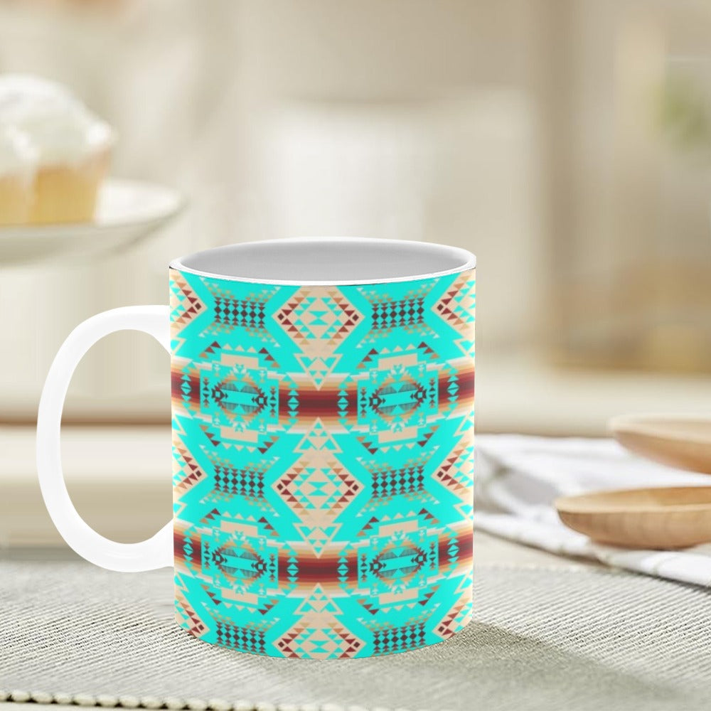 Gathering Earth Turquoise Mug