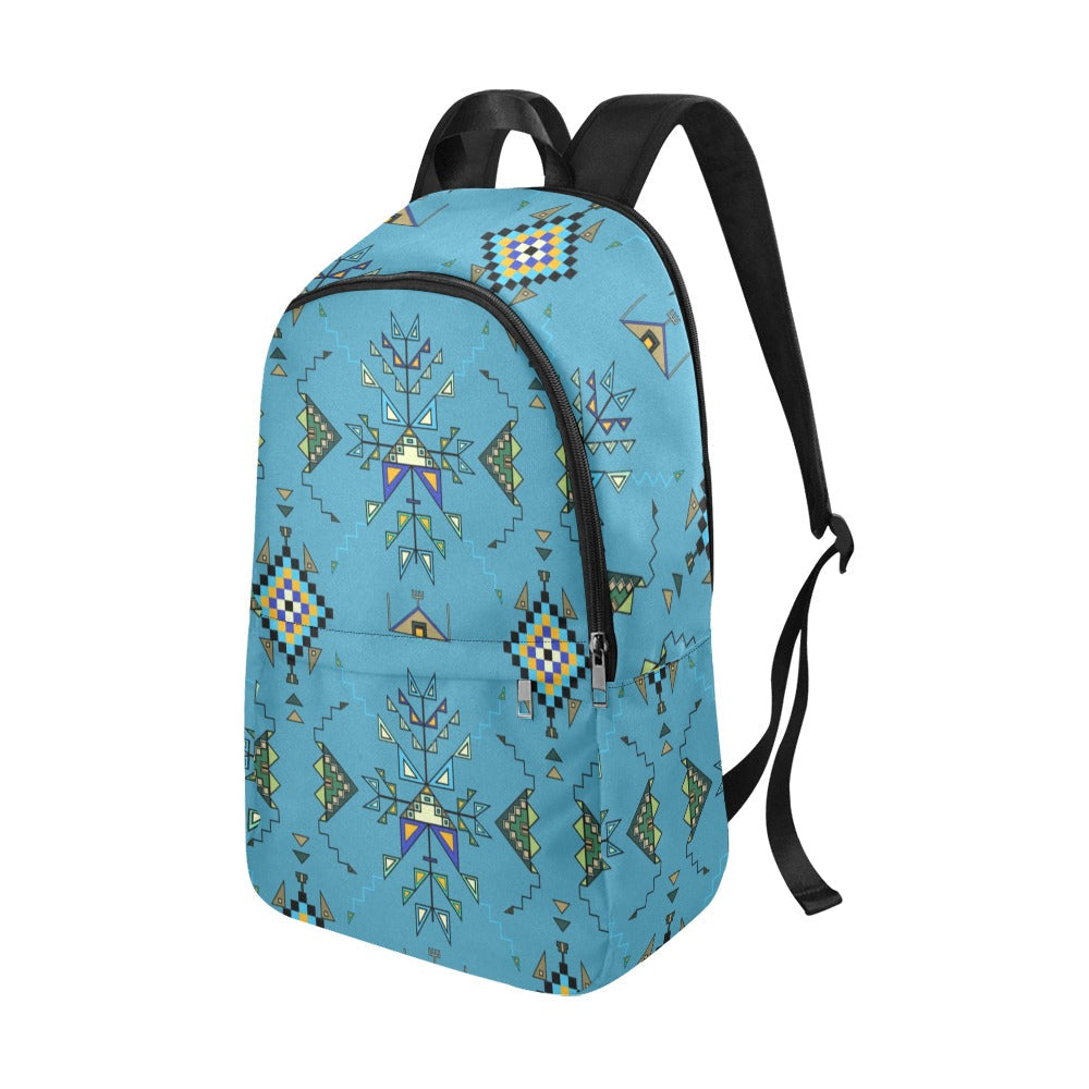 Bear Shield Blue Backpack