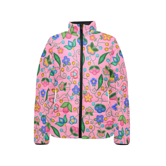 Skyberry Serenade Pink Stand Collar Jacket