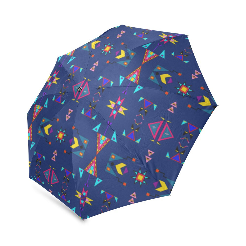 Enemy Territory Dark Navy Foldable Umbrella