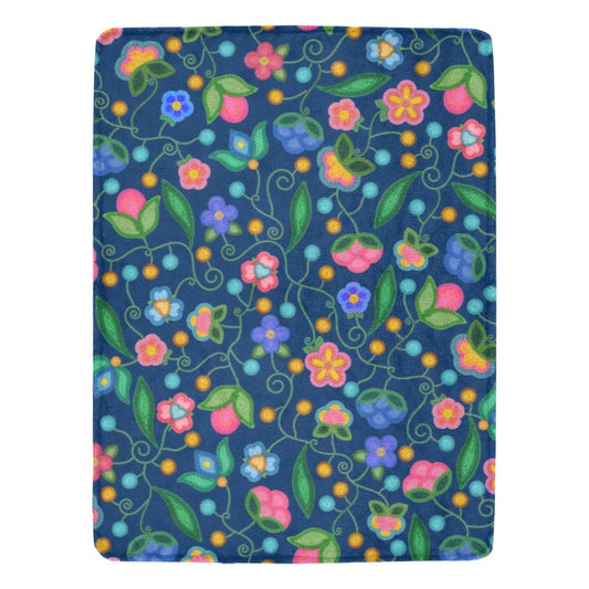 Skyberry Serenade Navy X-Large Micro Fleece Blanket