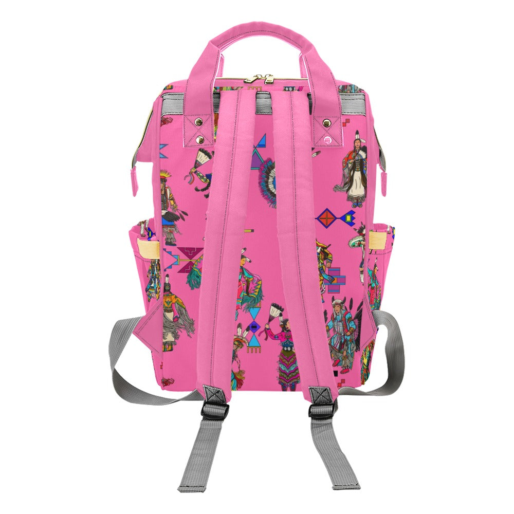 Grand Entry Dancer Pink Multi-Function Diaper Backpack