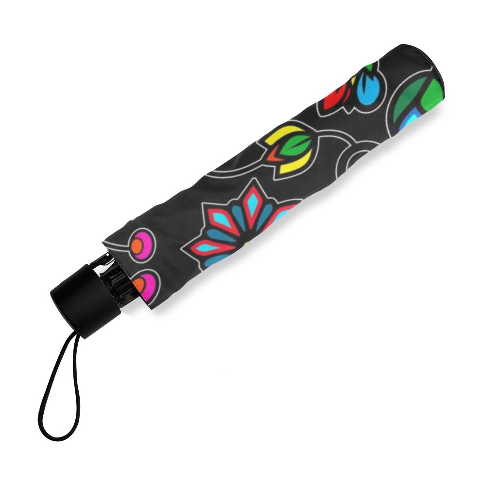 Prairie Paintbrush Black Foldable Umbrella
