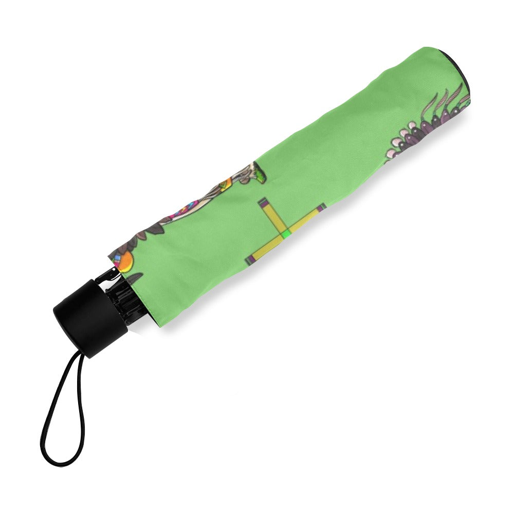 Men's Tradish Dancers Grass Foldable Umbrella