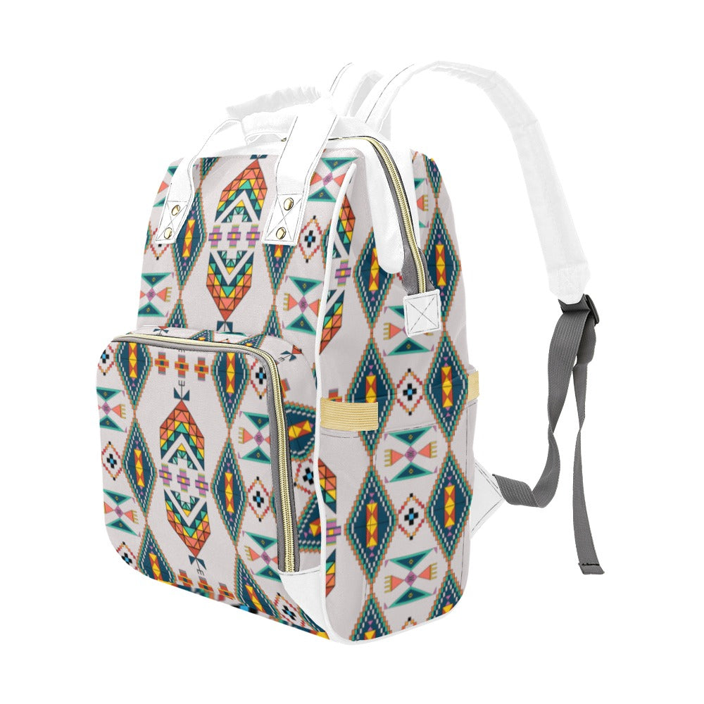 Travois Tipi Grey Multi-Function Diaper Backpack