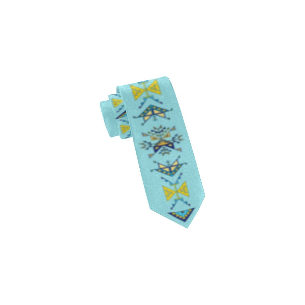 Bear Shield Geometric Necktie