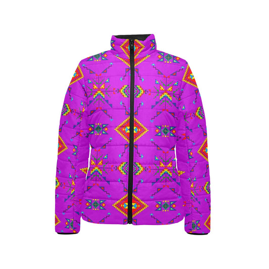 Buffalo Jump Purple Stand Collar Jacket