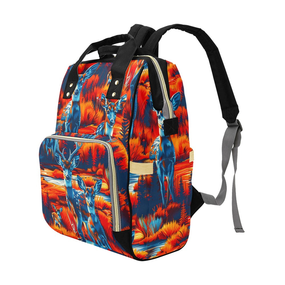 Deer Family Diaper Bag