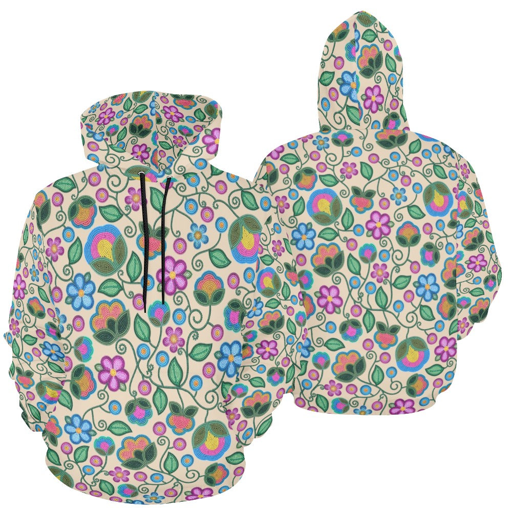 Turquoise Sunbeam Cream Hoodie for Men