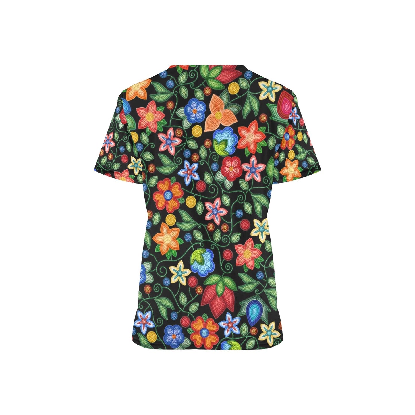 Morning Harmony Black Scrub Top