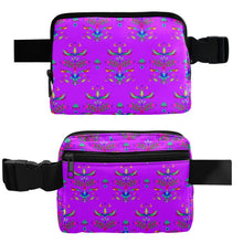 Load image into Gallery viewer, Dakota Damask Purple Belt Bag
