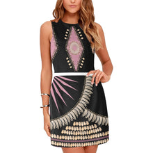 Load image into Gallery viewer, Midnight Sky Satin Sleeveless Dress
