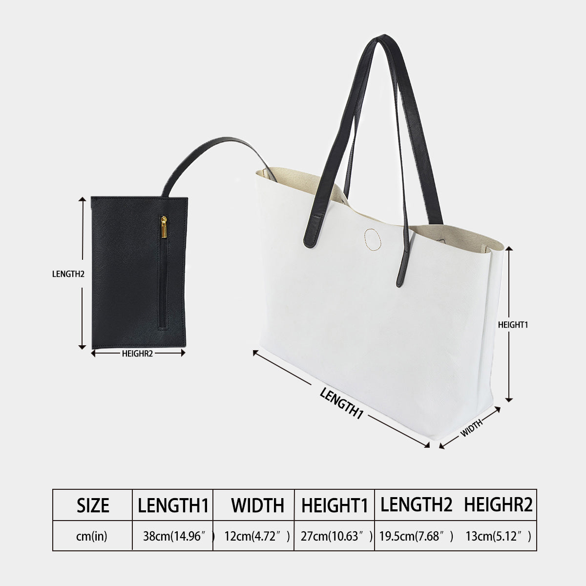 The Gathering Shopping Tote Bag With Mini Purse