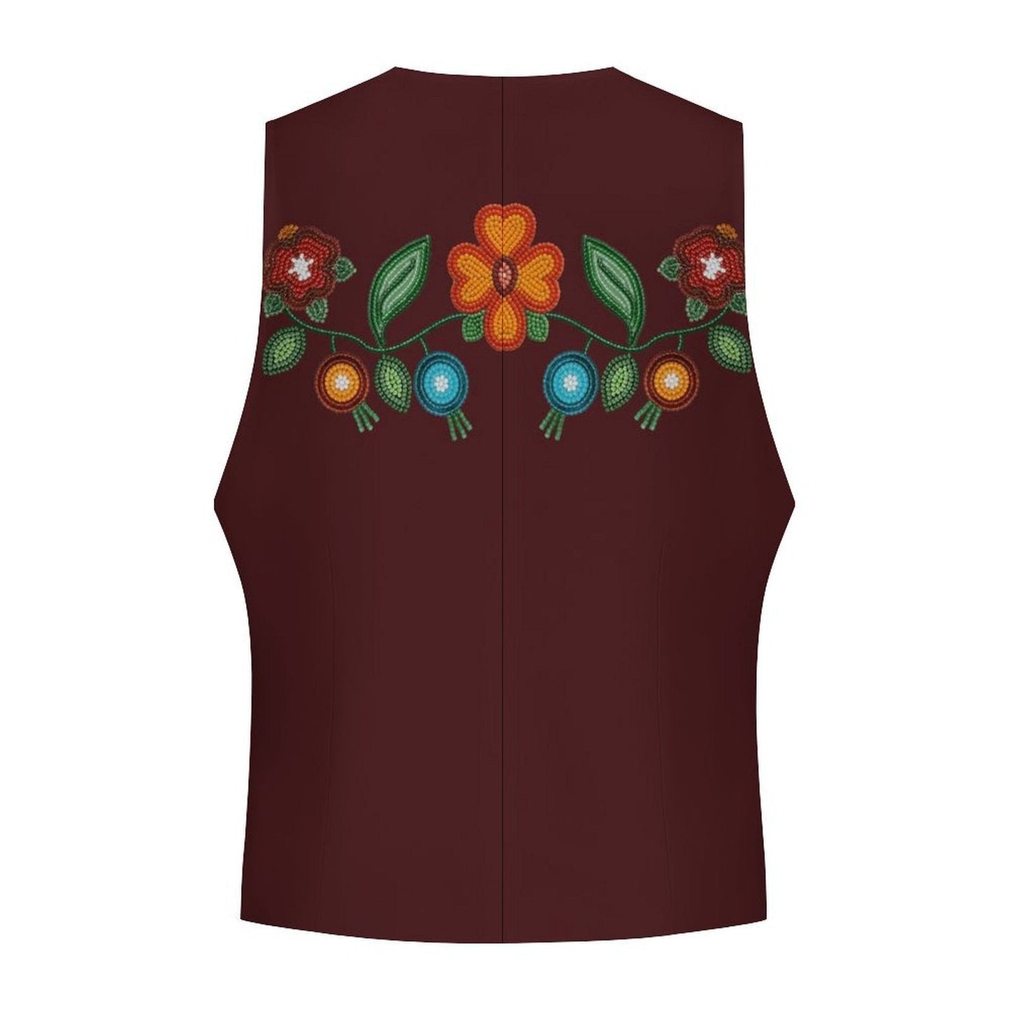 Prairie Fire Petals 2 Men's Sleeveless Suit Vest