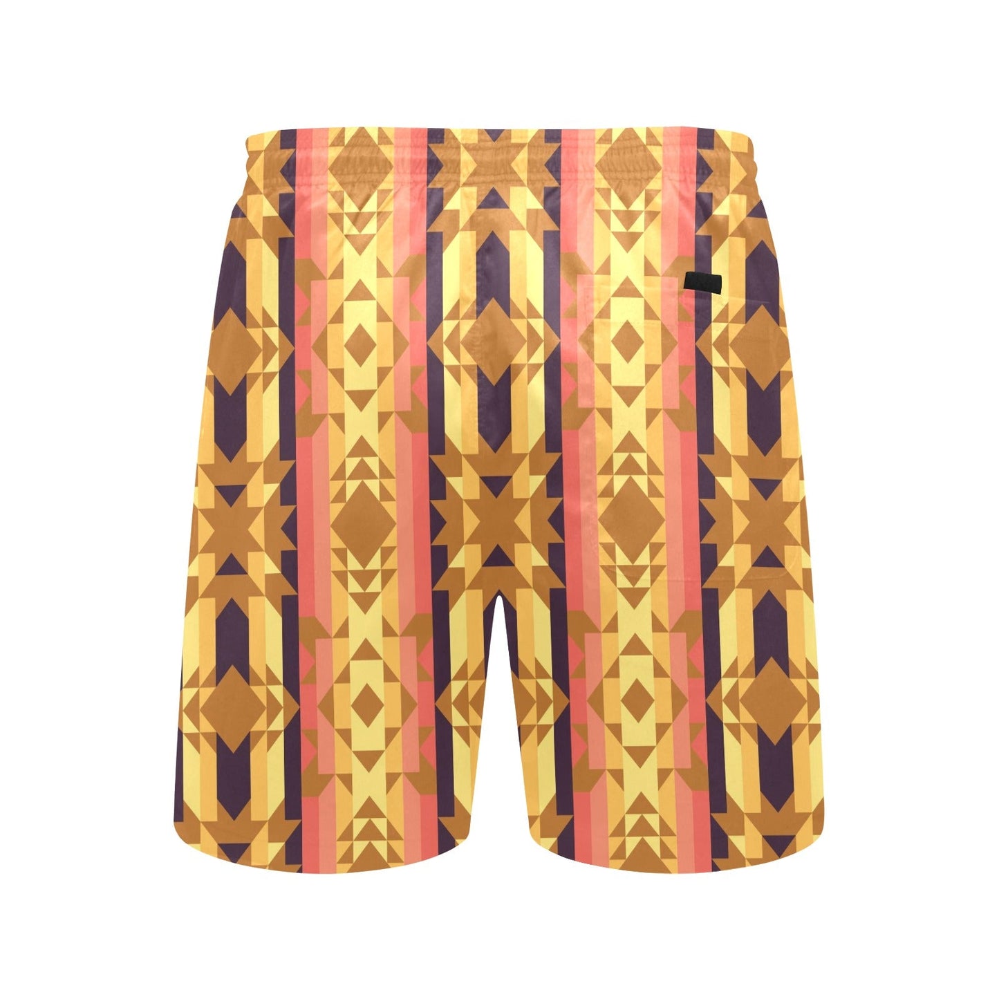 Infinite Sunset Men's Mid-Length Beach Shorts