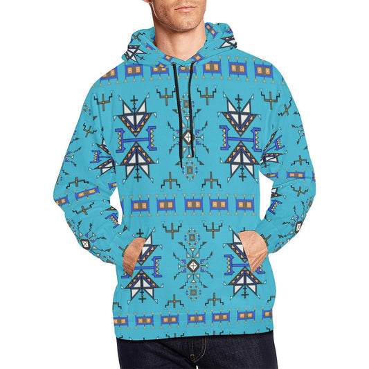 Eagle Strike Blue Hoodie for Men