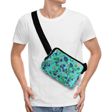 Load image into Gallery viewer, Grandmother&#39;s Stories Turquoise Belt Bag
