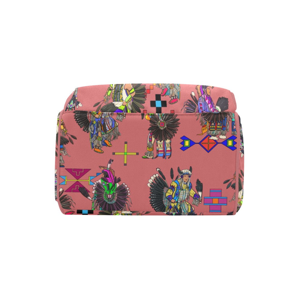 Men's Tradish Dancers Terra Cotta Multi-Function Diaper Backpack