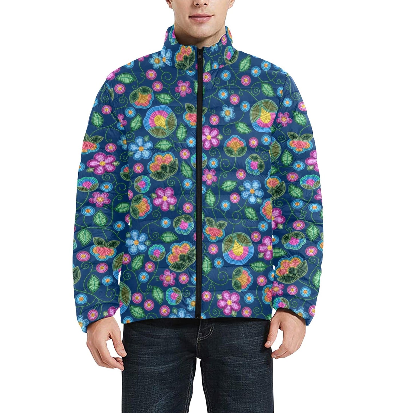 Turquoise Sunbeam Blue Padded Jacket