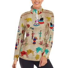 Load image into Gallery viewer, Floral Ledger Way of Life Long Sleeve Yoga Shirt
