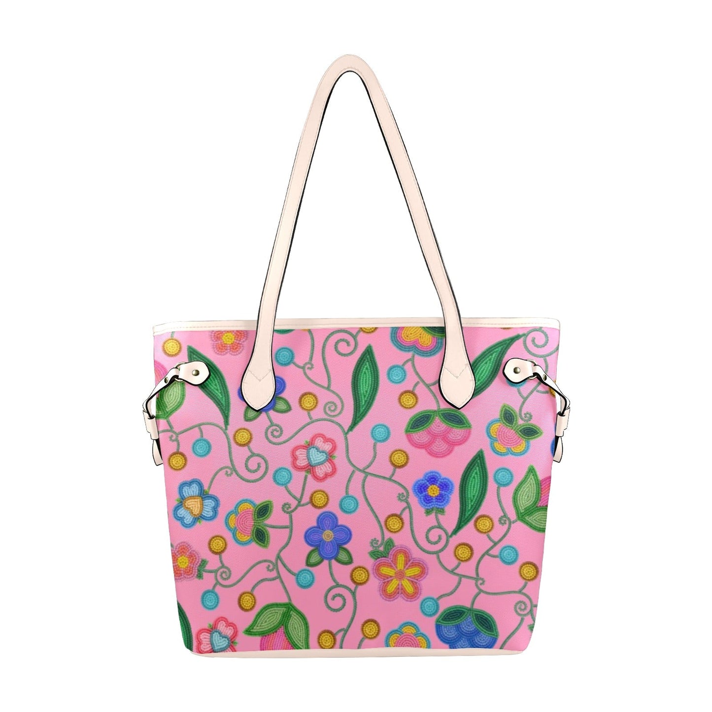 Skyberry Serenade Pink Clover Canvas Tote