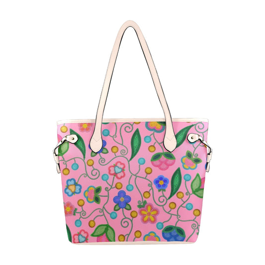 Skyberry Serenade Pink Clover Canvas Tote