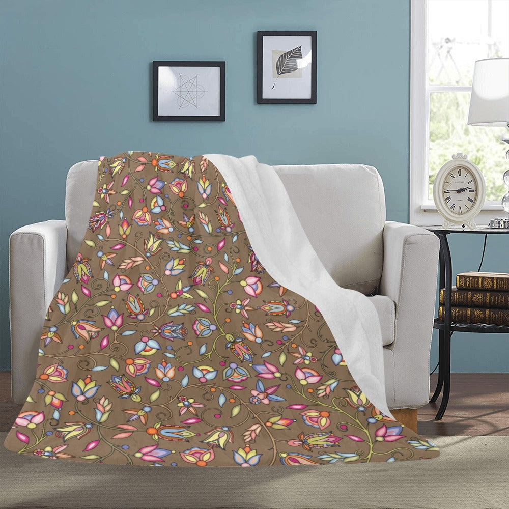 Buffalo Bloom Earth Song X-Large Micro Fleece Blanket