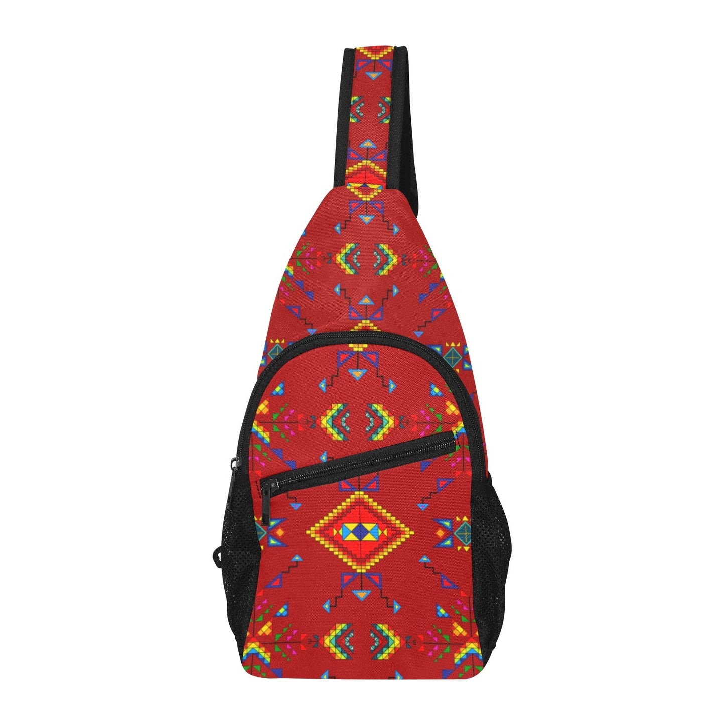 Buffalo Jump Red Chest Bag