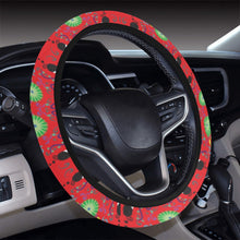 Load image into Gallery viewer, New Growth Vermillion Steering Wheel Cover with Elastic Edge
