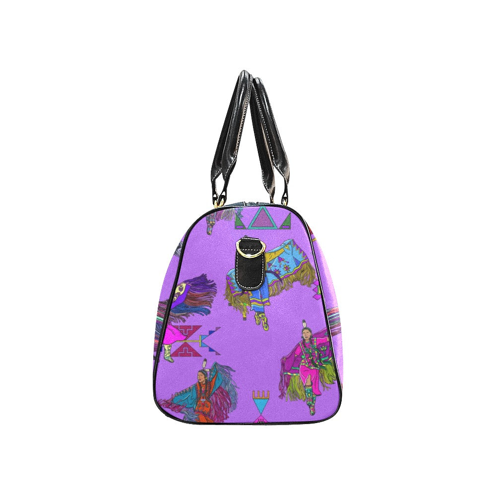 Women's Fancy Dancers Purple Small Travel Bag