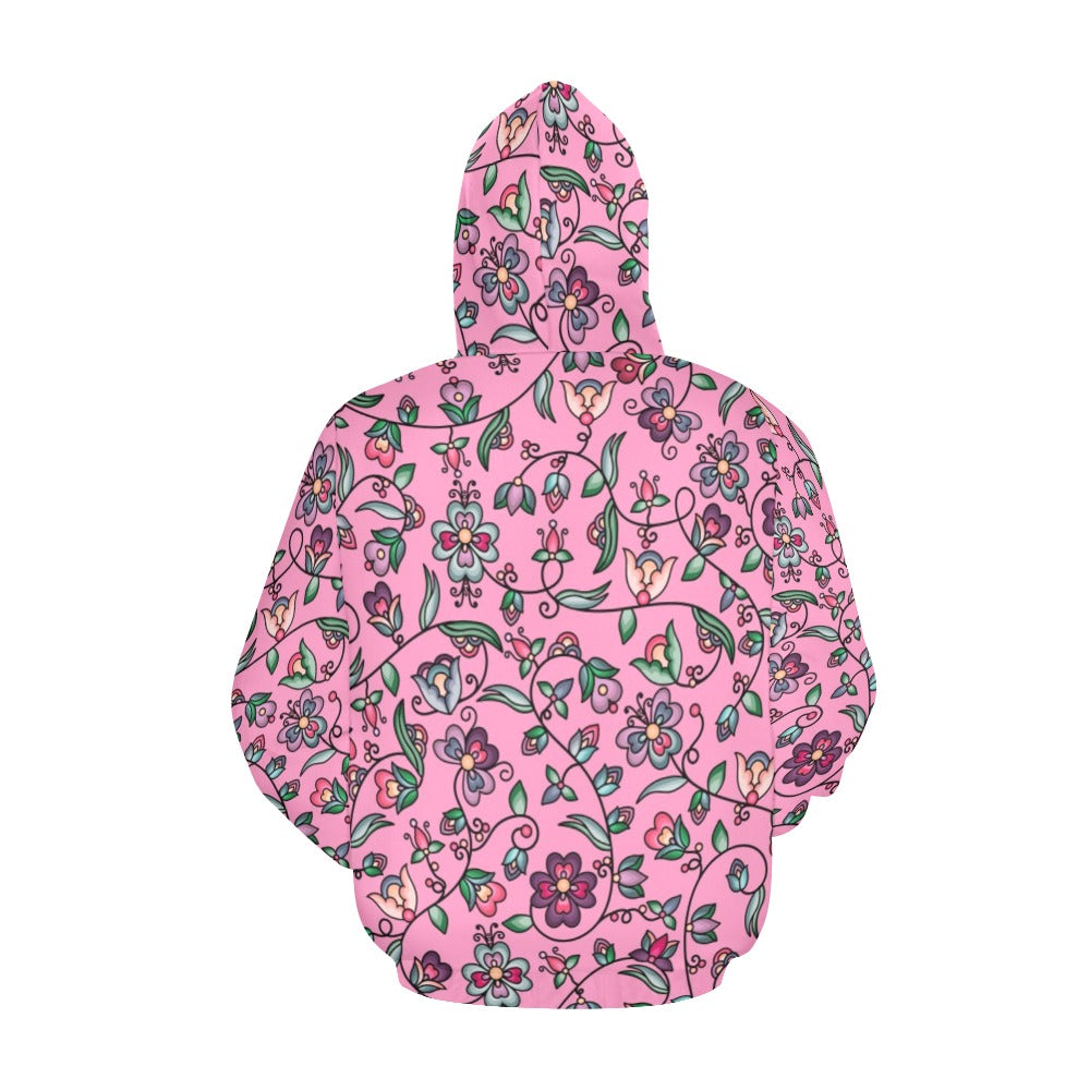 Amber Evening Garland Pink Hoodie for Men