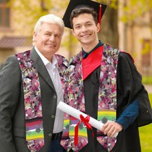 Load image into Gallery viewer, Culture in Nature Maroon Graduation Stole
