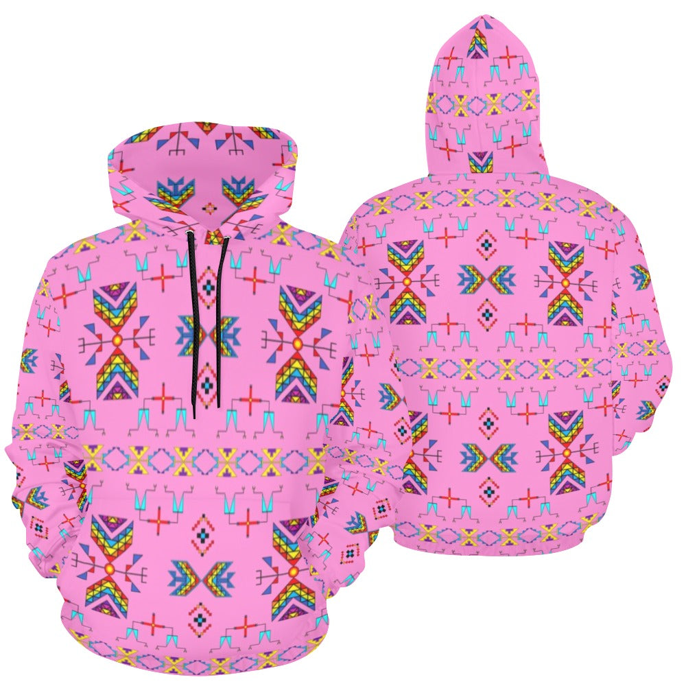 Rainy Chief Rainbow Blush Hoodie for Women