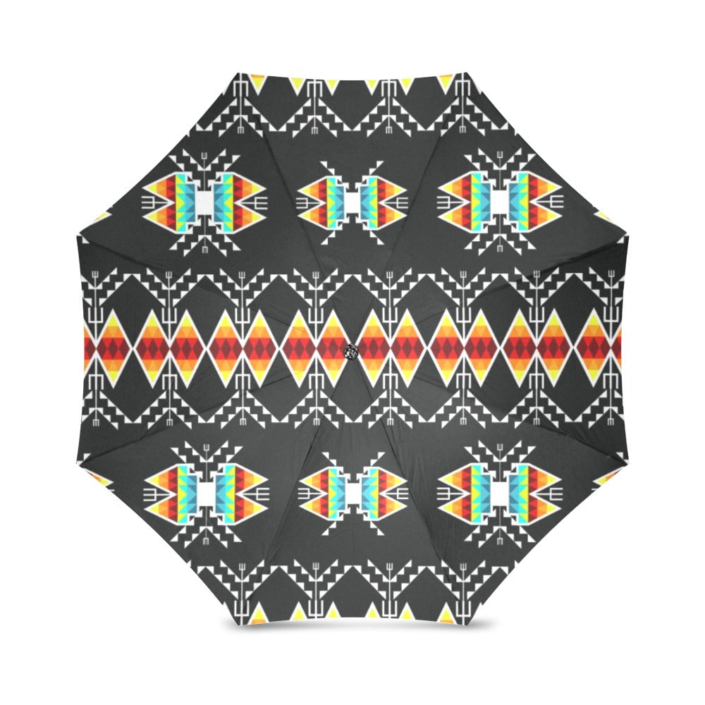 Sacred Trust Black Colour Foldable Umbrella
