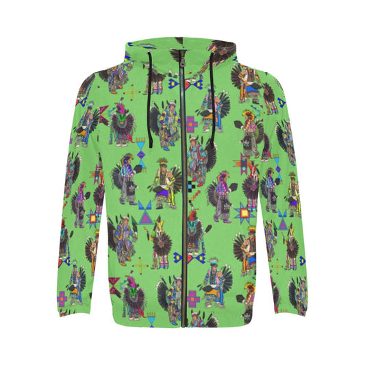 Men's Tradish Dancers Grass Zip Hoodie