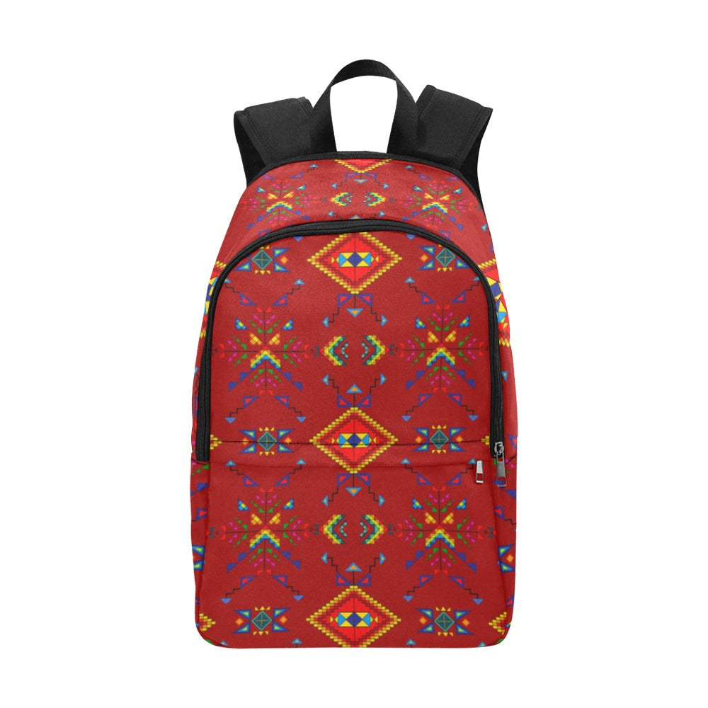 Buffalo Jump Red Backpack