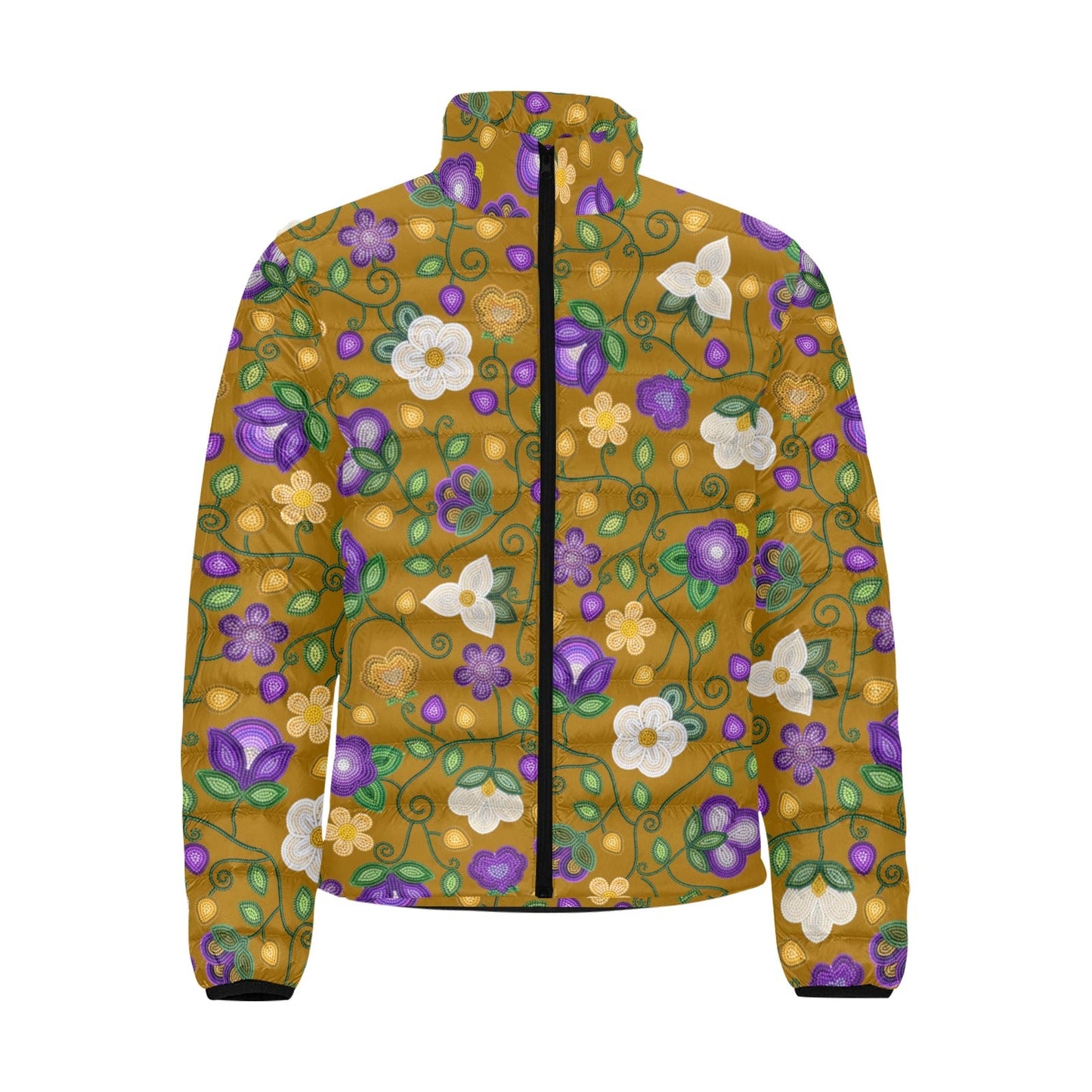 Midnight Moss Bloom Padded Jacket