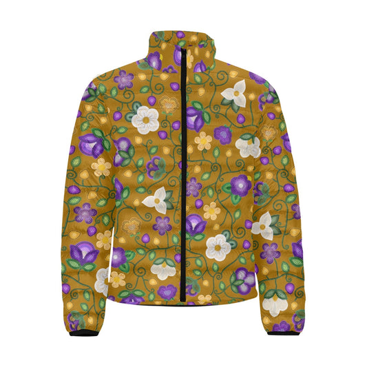 Midnight Moss Bloom Toffee Padded Jacket