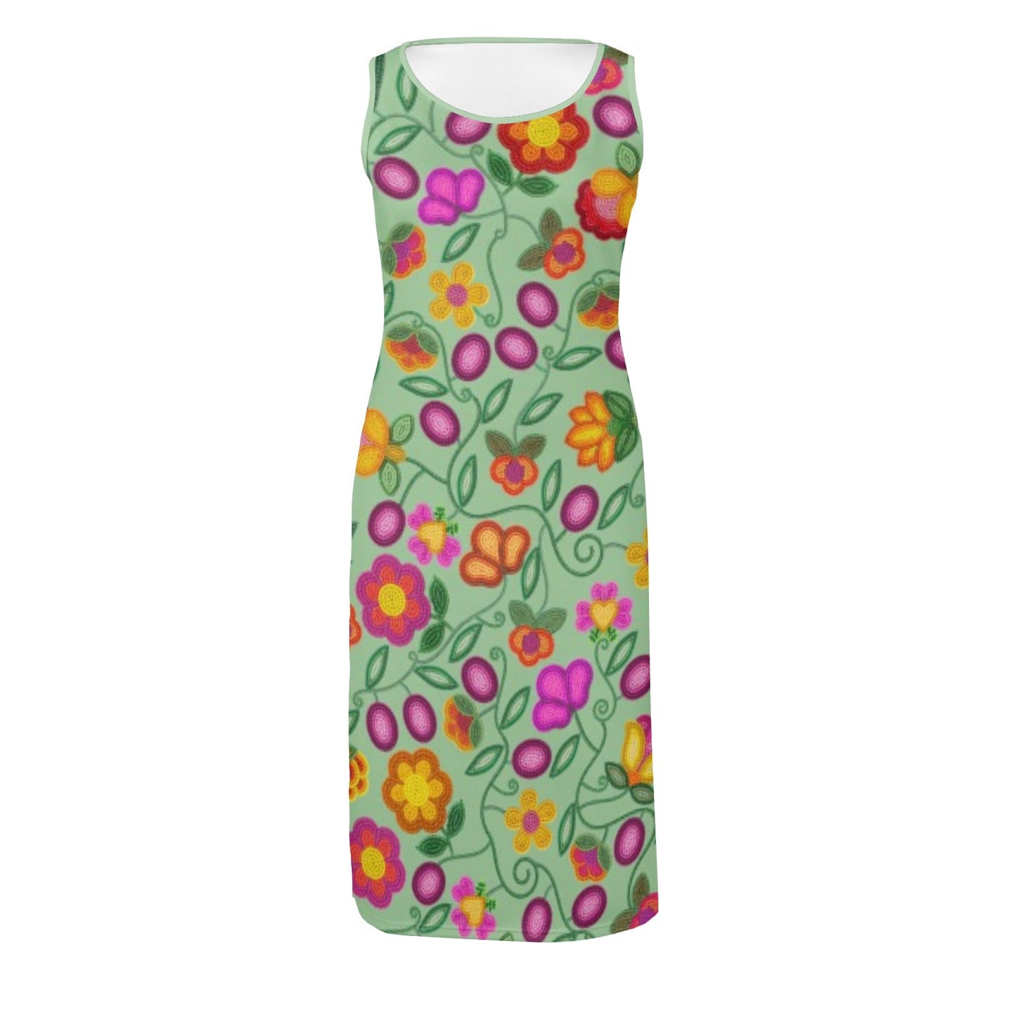 Boreal Bounty Green Phaedra Dress