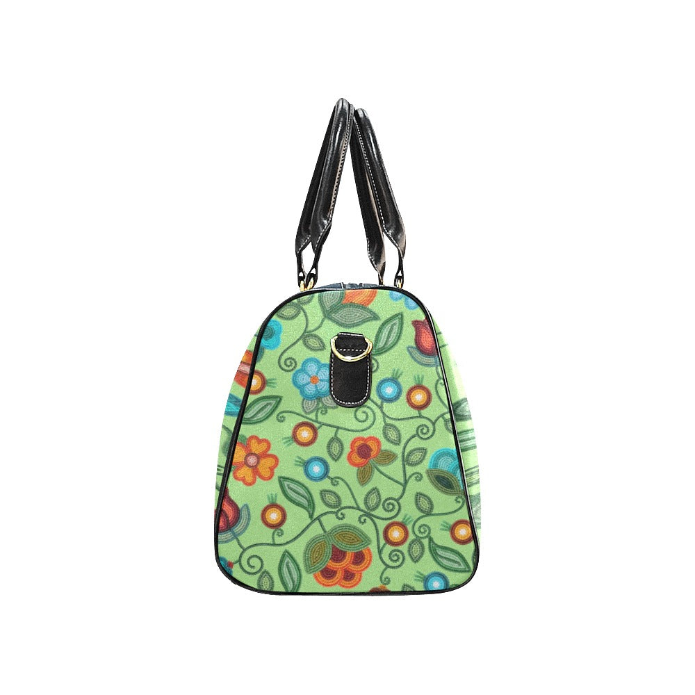 Prairie Fire Petals Sage Small Travel Bag