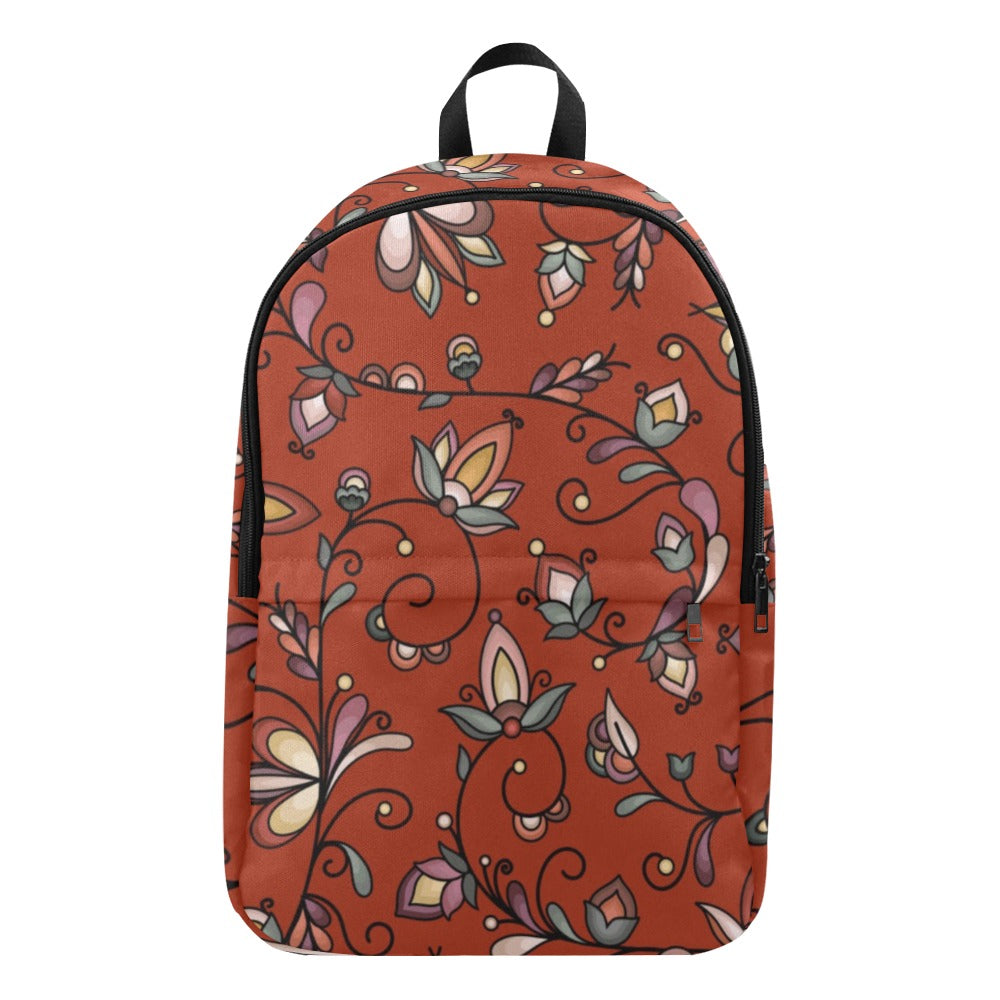 Burnt Sky Petals Red Backpack