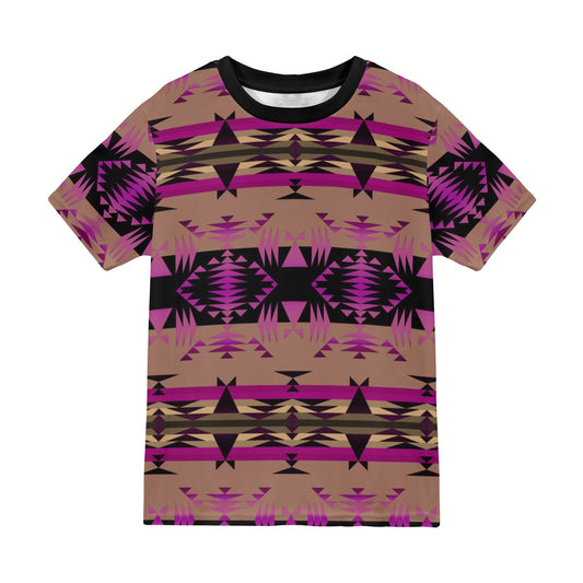Between the Mountains Berry T-shirt for Men