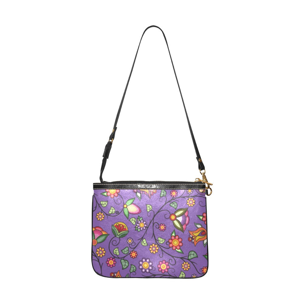 Heartbeat Petals Purple Small Shoulder Bag