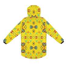 Load image into Gallery viewer, Rainbow Chief Rainbow Yellow Unisex Sherpa Lined Hooded Coat
