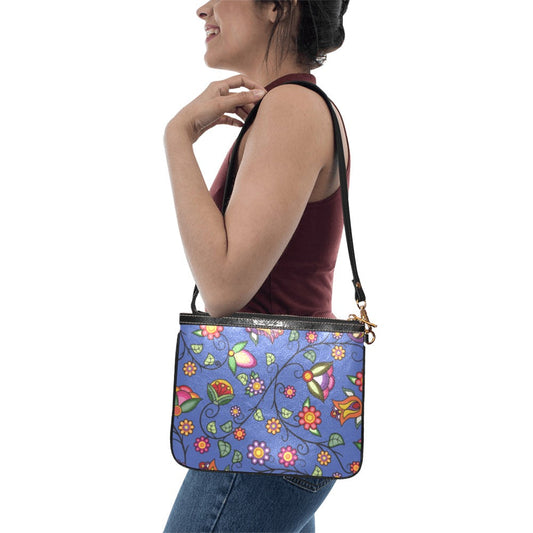 Heartbeat Petals Blue Small Shoulder Bag