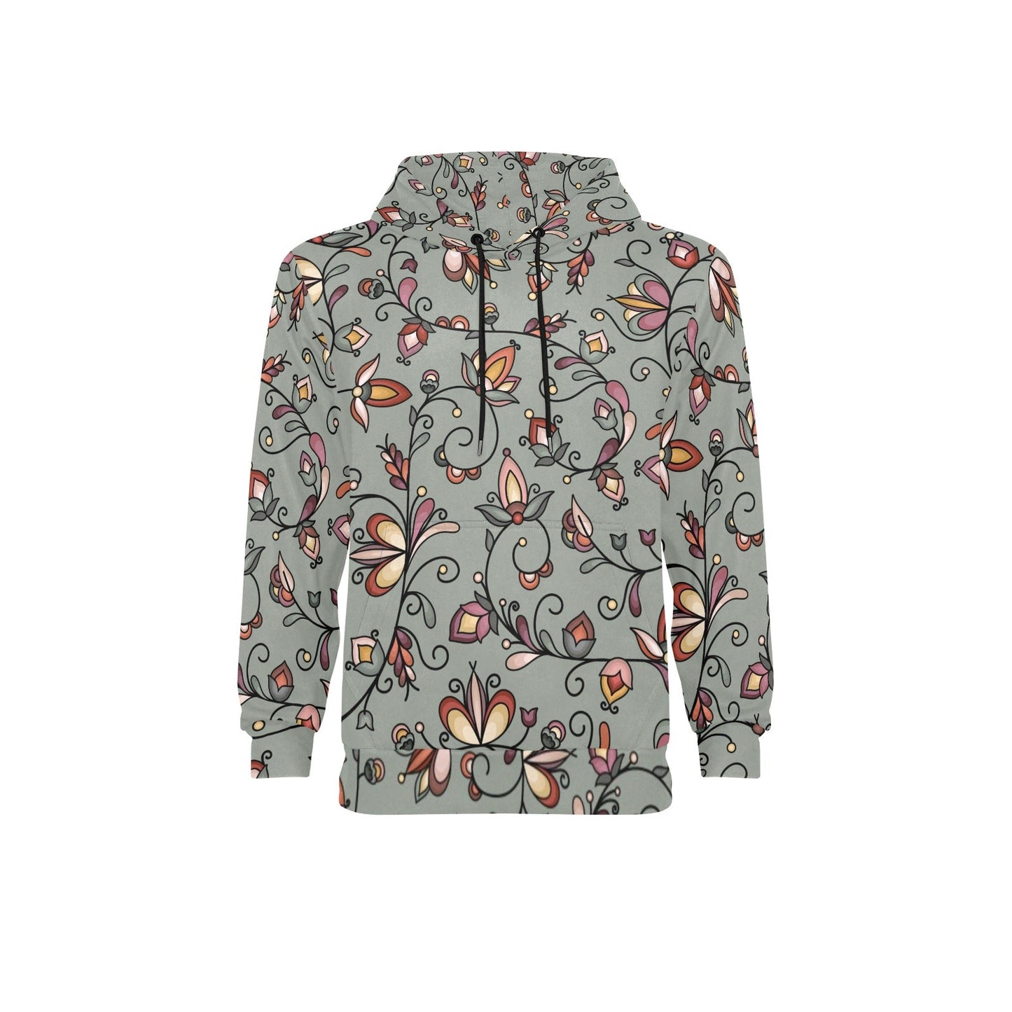 Burnt Sky Petals Fleece Hoodie