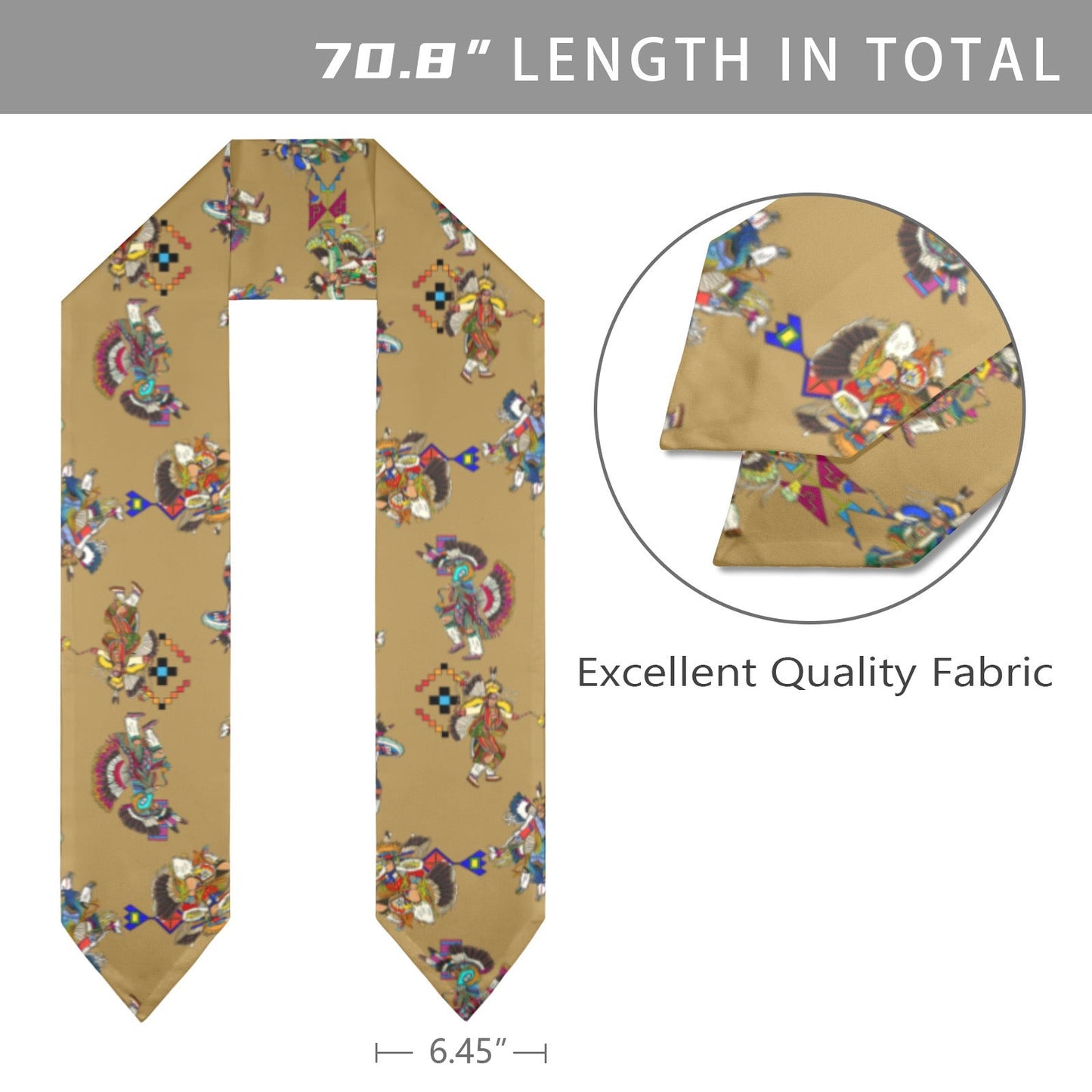 Men's Fancy Dancers Earth Graduation Stole