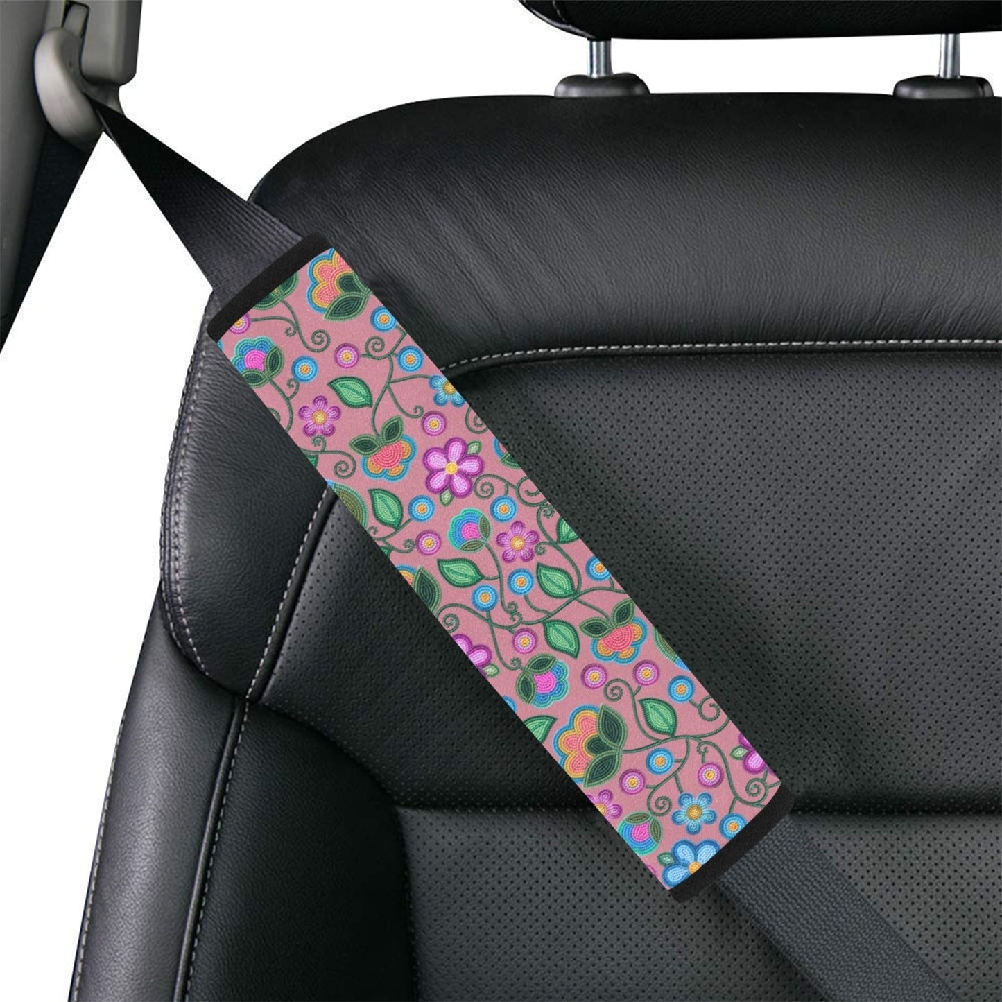 Turquoise Sunbeam Peach Seat Belt Cover